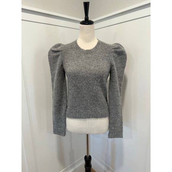 Derek Lamb 10 Crosby Locken Puff Sleeve Alpaca Blend Sweater - Picture 1 of 3